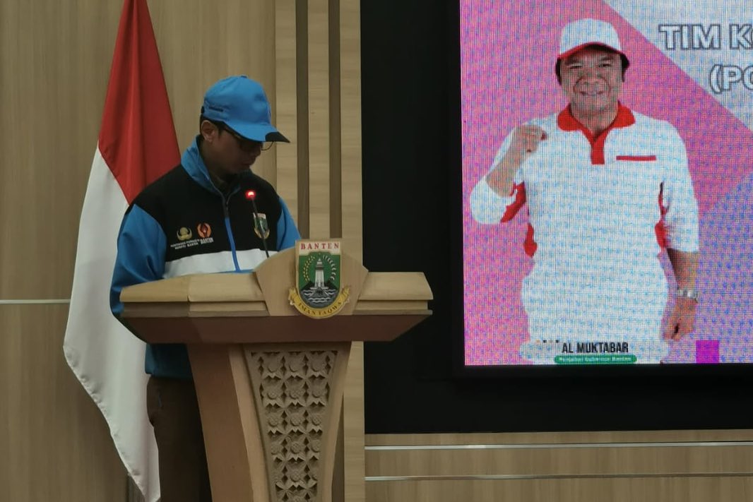 Pelepasan Kontingen Banten pada Pornas Korpri XVI 2023